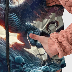 Детский жилет Пегас тёмных сил - нейроарт, цвет: 3D-светло-серый — фото 2