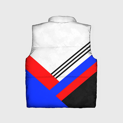 Детский жилет Герб России - минимализм / 3D-Черный – фото 2