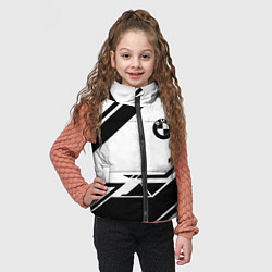 Детский жилет BMW geometry black, цвет: 3D-черный — фото 2