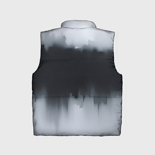 Детский жилет Разводы черной краски / 3D-Черный – фото 2