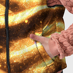 Детский жилет Золотая текстура и синее небо, цвет: 3D-светло-серый — фото 2