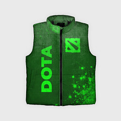 Детский жилет Dota - green gradient вертикально, цвет: 3D-черный