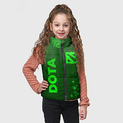 Детский жилет Dota - green gradient вертикально, цвет: 3D-черный — фото 2