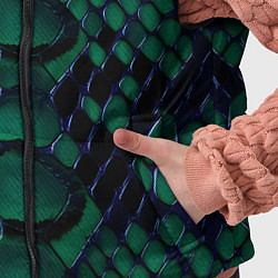 Детский жилет Бирюзовая змеиная кожа, цвет: 3D-красный — фото 2