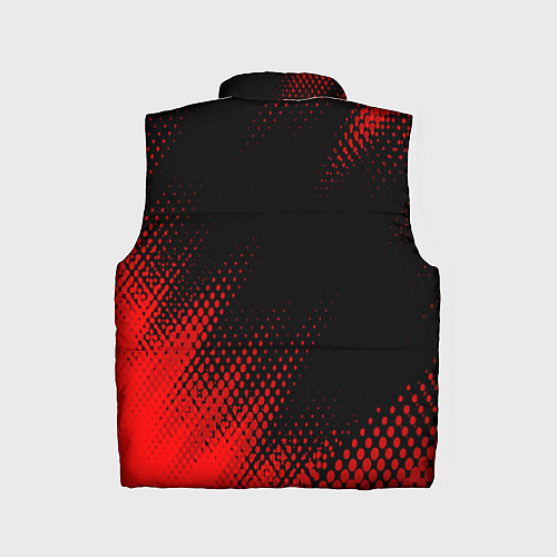 Детский жилет Mini - red gradient вертикально / 3D-Черный – фото 2