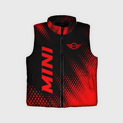 Детский жилет Mini - red gradient вертикально, цвет: 3D-черный