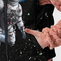 Детский жилет The dalmatian brave cosmonaut - ai art, цвет: 3D-красный — фото 2