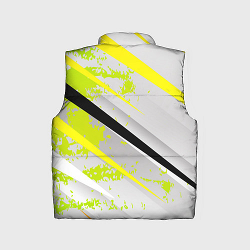 Детский жилет Color white light green / 3D-Черный – фото 2