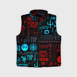 Детский жилет Twenty one pilots rock pattern, цвет: 3D-красный