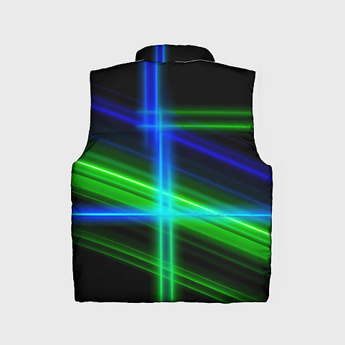 Детский жилет Color blue black green / 3D-Черный – фото 2