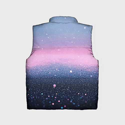 Детский жилет Восход с блестками - текстура / 3D-Черный – фото 2