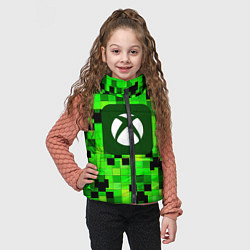 Детский жилет Minecraft xbox, цвет: 3D-черный — фото 2