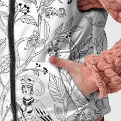 Детский жилет Птицы Сирин, цвет: 3D-светло-серый — фото 2