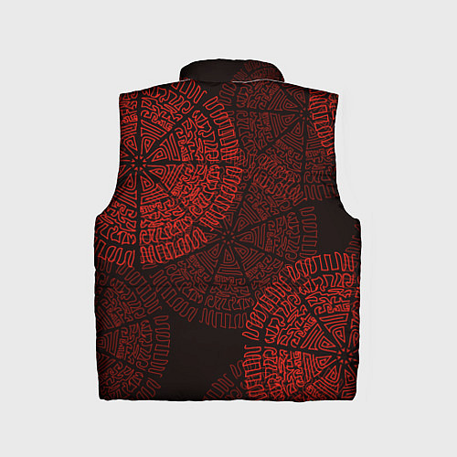 Детский жилет Древне-не-древние узоры / 3D-Черный – фото 2