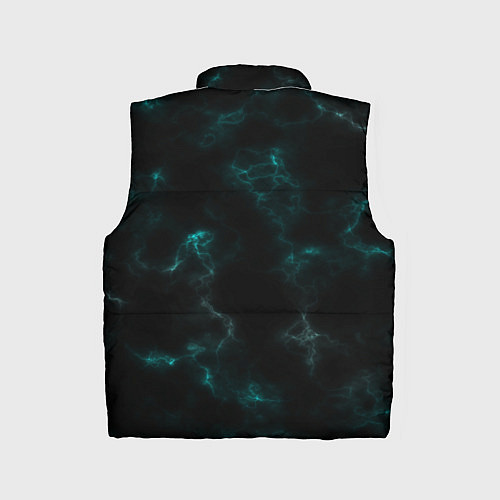 Детский жилет Color black turquoise / 3D-Черный – фото 2