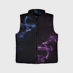 Детский жилет Color black blue pink, цвет: 3D-черный