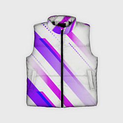 Детский жилет Color white pink, цвет: 3D-черный