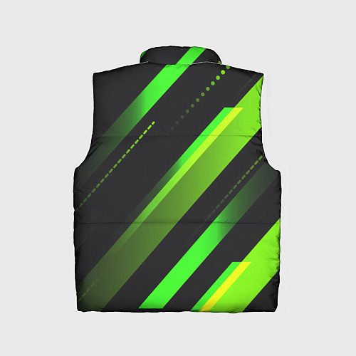 Детский жилет Color black green / 3D-Черный – фото 2