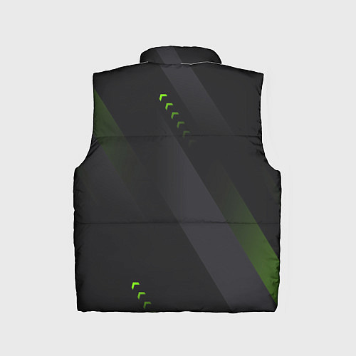 Детский жилет Color black green / 3D-Черный – фото 2