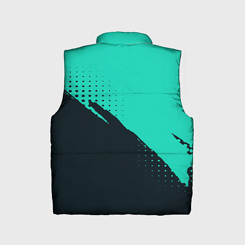 Детский жилет Color black light blue / 3D-Черный – фото 2