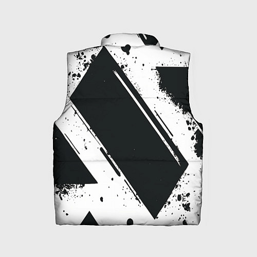 Детский жилет Color black white / 3D-Черный – фото 2