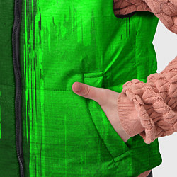 Детский жилет Apex Legends - green gradient по-вертикали, цвет: 3D-черный — фото 2