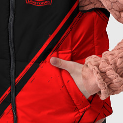 Детский жилет Bayer 04 - red gradient вертикально, цвет: 3D-черный — фото 2