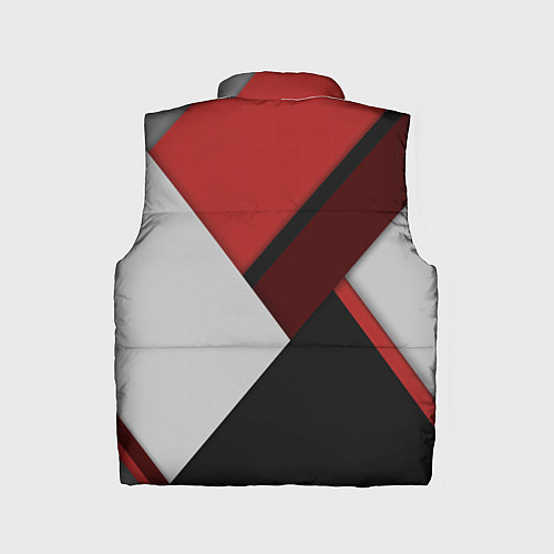 Детский жилет Color black red grey / 3D-Черный – фото 2