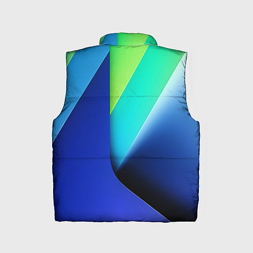 Детский жилет Color blue green / 3D-Черный – фото 2