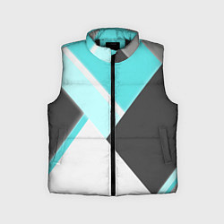 Детский жилет Color black blue, цвет: 3D-черный