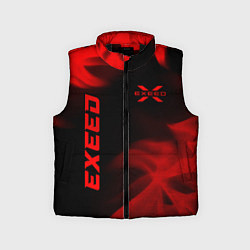 Детский жилет Exeed - red gradient вертикально, цвет: 3D-черный