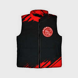 Детский жилет Ajax красные краски, цвет: 3D-черный