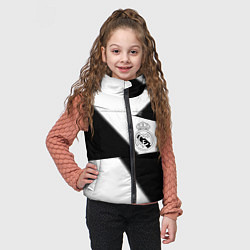 Детский жилет Real Madrid geometry black, цвет: 3D-черный — фото 2