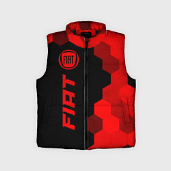 Детский жилет Fiat - red gradient по-вертикали, цвет: 3D-черный