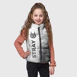 Детский жилет Stray - white gradient по-вертикали, цвет: 3D-черный — фото 2