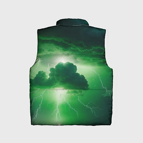 Детский жилет Зелёный гром / 3D-Черный – фото 2