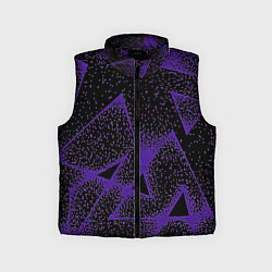 Детский жилет The triangle is purple, цвет: 3D-черный