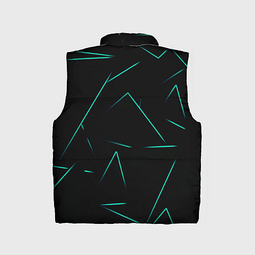 Детский жилет Color turquoise line / 3D-Черный – фото 2