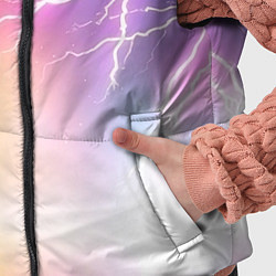 Детский жилет Магический фон с молниями и звездами, цвет: 3D-черный — фото 2