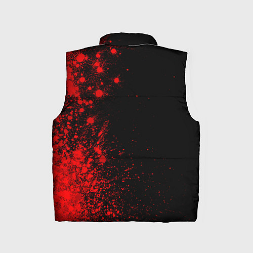 Детский жилет Monaco - red gradient по-вертикали / 3D-Черный – фото 2