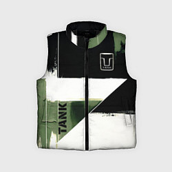 Детский жилет Tank логотип машины, цвет: 3D-черный