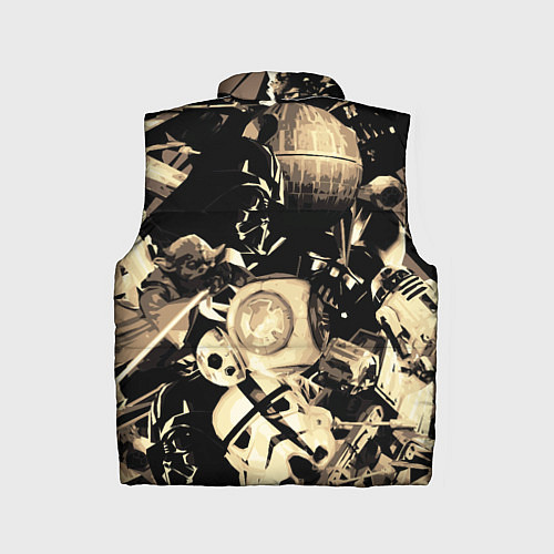 Детский жилет Дарт Вейдер Йода Чубакка и другие из Star Wars / 3D-Черный – фото 2
