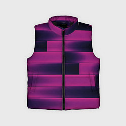 Детский жилет Color pink square
