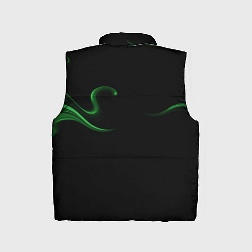 Детский жилет Color green abstraction / 3D-Черный – фото 2