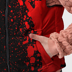 Детский жилет Barcelona - red gradient по-вертикали, цвет: 3D-черный — фото 2