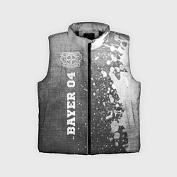 Детский жилет Bayer 04 - grey gradient по-вертикали, цвет: 3D-черный