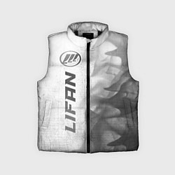 Детский жилет Lifan - white gradient по-вертикали, цвет: 3D-черный