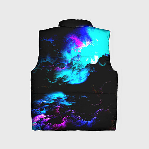 Детский жилет Monster energy космическая абстракция / 3D-Черный – фото 2
