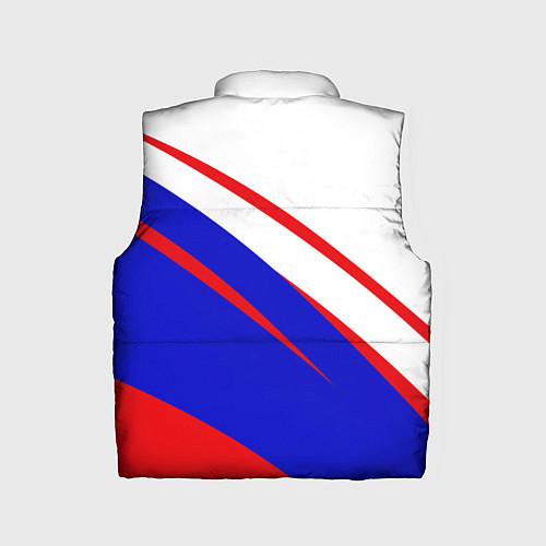 Детский жилет Россия бело-сине-красный / 3D-Красный – фото 2