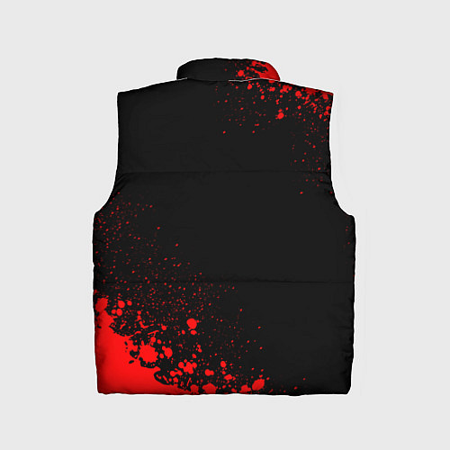 Детский жилет Great Wall - red gradient вертикально / 3D-Черный – фото 2